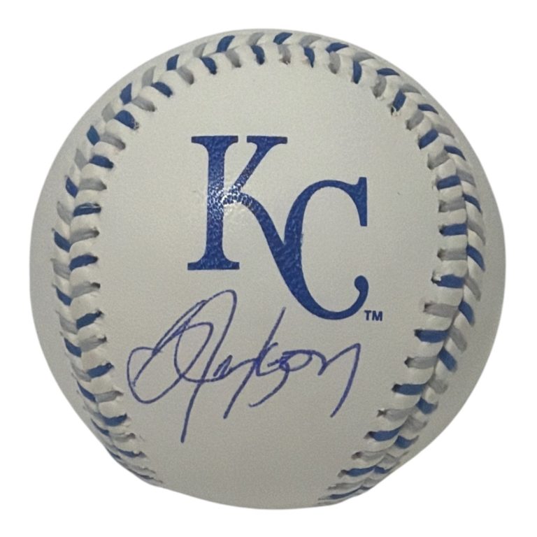 Bo Jackson Signed Autographed Kansas City Royals Logo Baseball JSA Witness COA