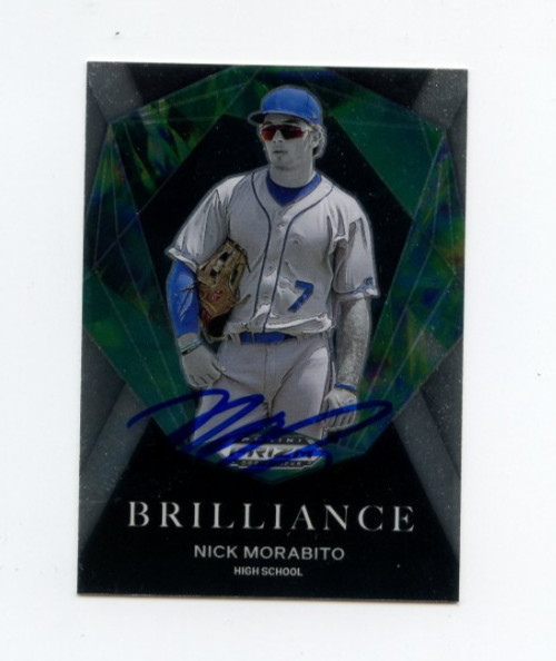 NICK MORABITO SIGNED AUTOGRAPHED 2022 PANINI PRIZM DRAFT PICK BASEBALL CARD AUTO