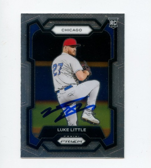 LUKE LITTLE SIGNED 2024 PANINI PRIZM DRAFT PICK BASEBALL CARD AUTO