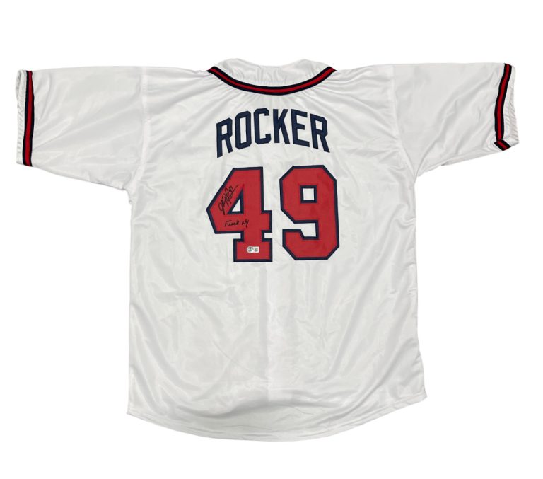 John Rocker Signed Atlanta Braves Custom Jersey w/ F**K NY Beckett Wit BAS COA