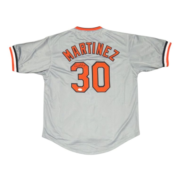 Dennis Martinez Signed Baltimore Orioles Custom Jersey JSA Witness COA