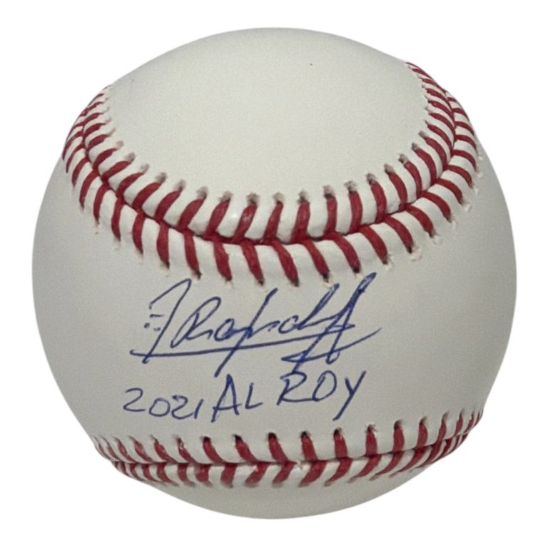 Randy Arozarena Signed Autographed ROMLB Baseball w/ 2021 AL ROY JSA COA Rays