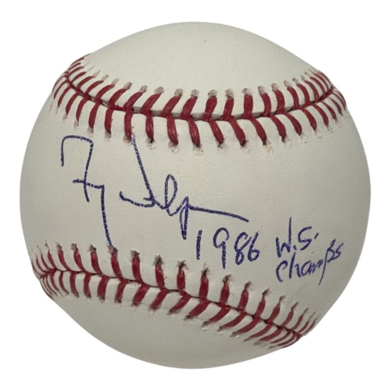 Fred Wilpon Signed Autographed ROMLB Baseball w/ 1986 WS Champs JSA COA Mets