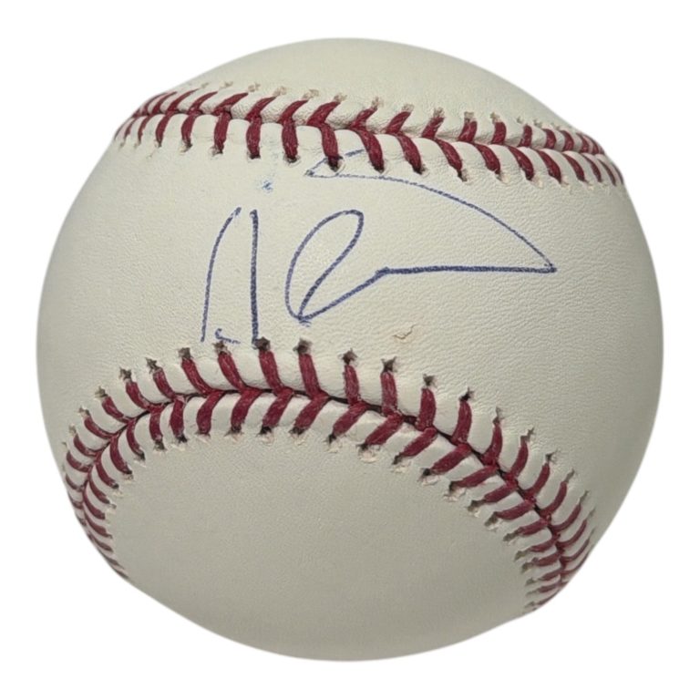 Hideki Matsui Signed Autographed ROMLB Baseball LSCM COA New York Yankees