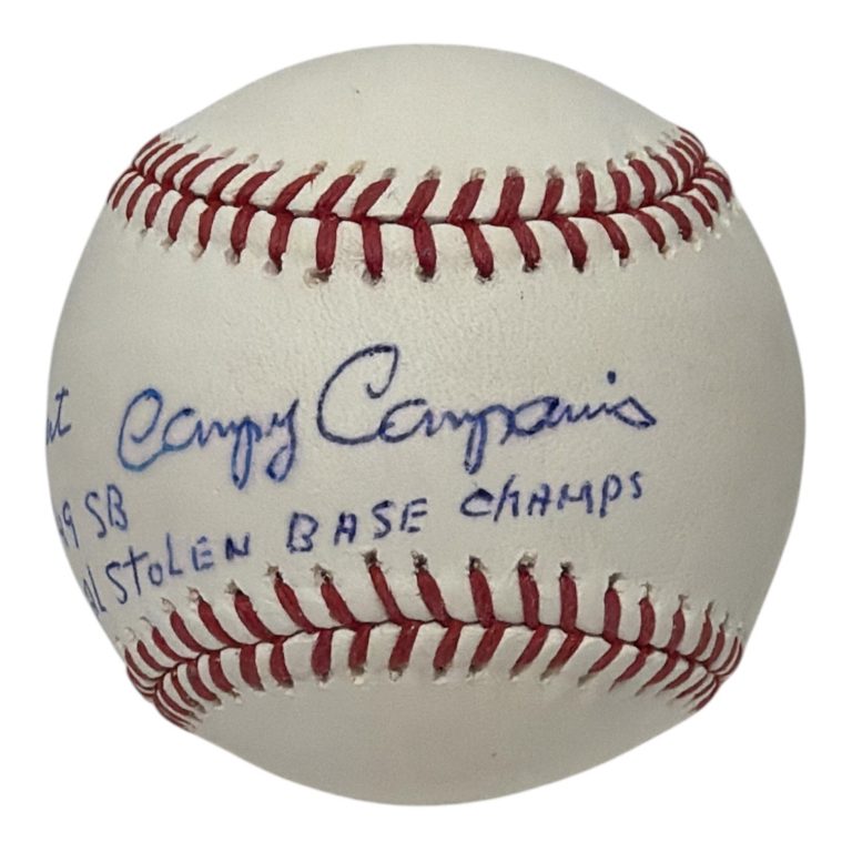 Bert Campeneris Signed Autographed ROMLB Baseball w/ 3 Insc JSA COA Athletics