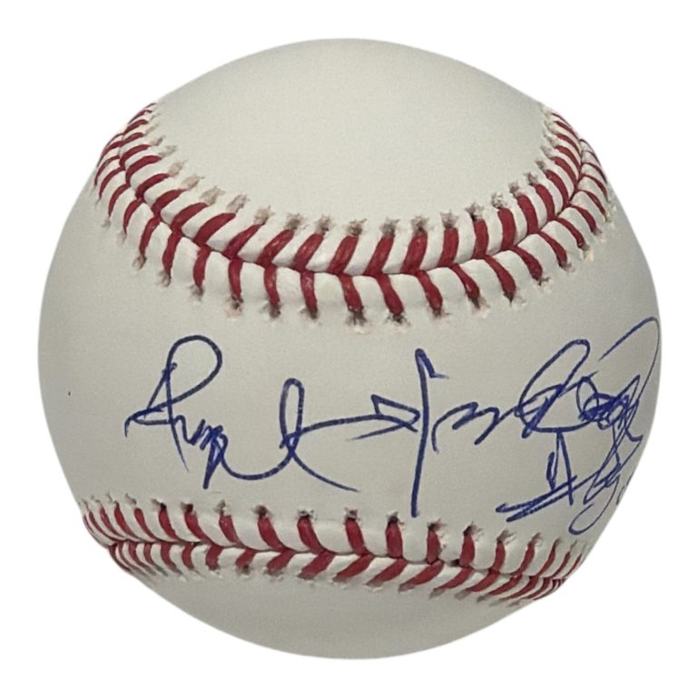 Angel Hernandez Signed Autographed ROMLB Baseball w/ 02 WS JSA COA Umpire