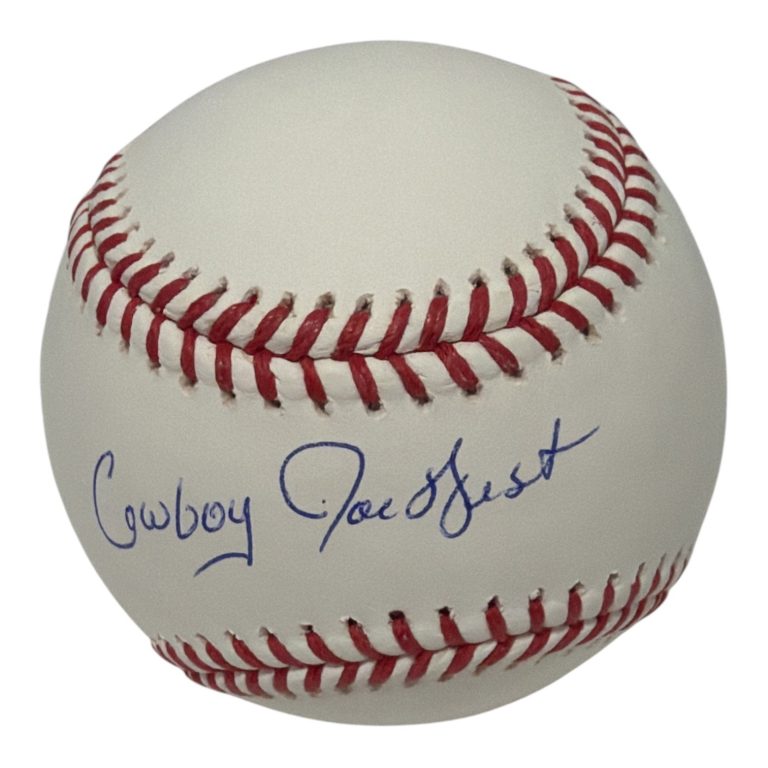 Joe West Signed Autographed ROMLB Baseball w/ Cowboy JSA COA