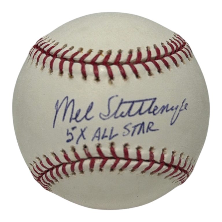 Mel Stottlemyre Signed Autographed ROMLB Baseball w/ 5x All Star JSA COA Yankees