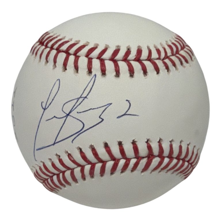 Luis Arraez Signed ROMLB Baseball w AL Batting Champ 2022 JSA COA Twins Phillies