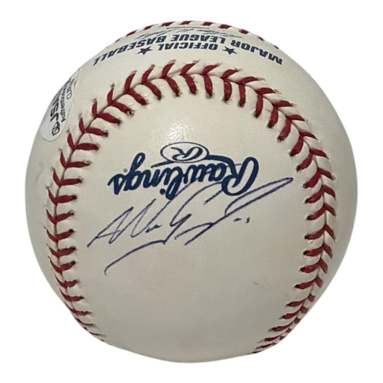 Nomar Garciaparra Signed Autographed ROMLB Baseball JSA COA Dodgers Red Sox
