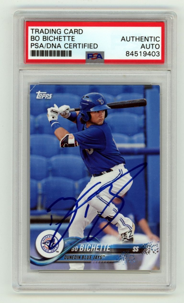 Bo Bichette 2018 Topps Pro Debut Signed Auto Rookie RC PSA Authentic Auto