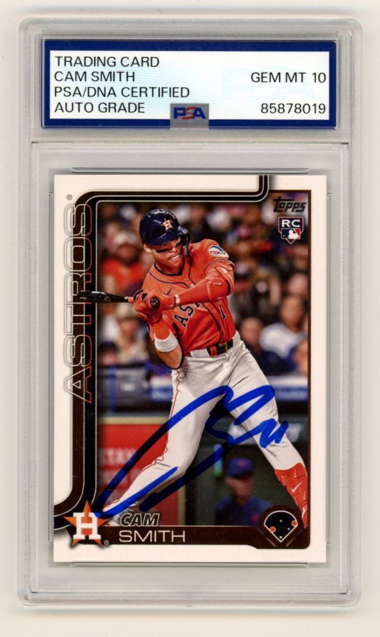 Cam Smith 2025 Topps Update Series #US298 Signed Autograph Rookie RC PSA 10 Auto