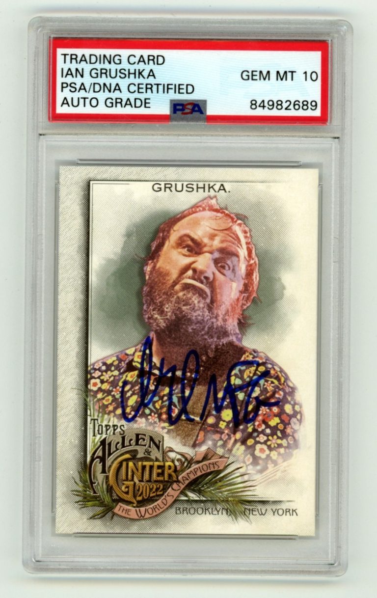 Ian Grushka 2022 Topps Allen & Ginter Signed Auto PSA 10 Auto New Found Glory