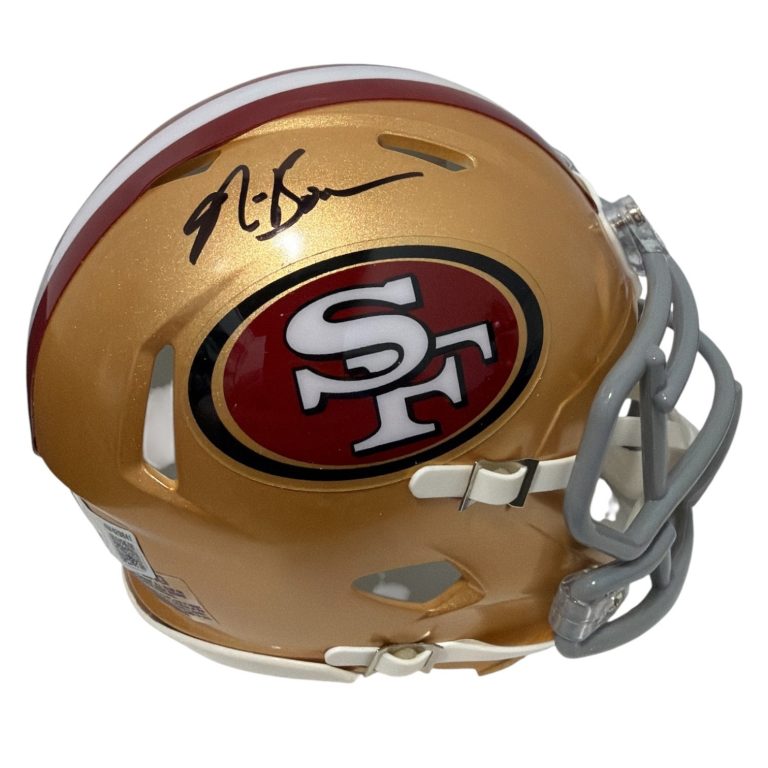 NaVorro Bowman Signed San Francisco 49ers Speed Mini Helmet Beckett Wit BAS COA