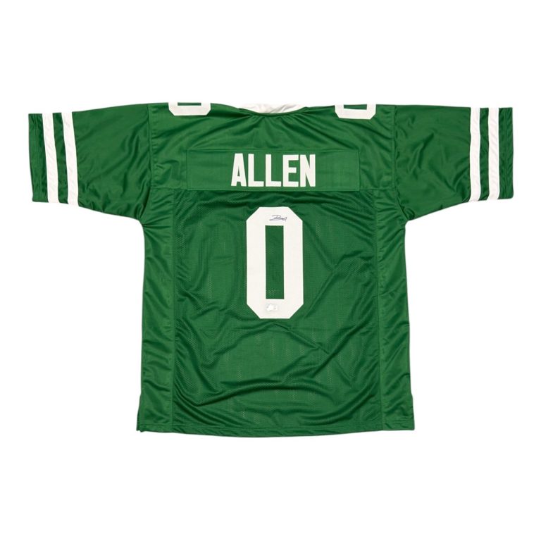 Braelon Allen Signed New York Jets Custom Jersey Beckett Witness BAS COA