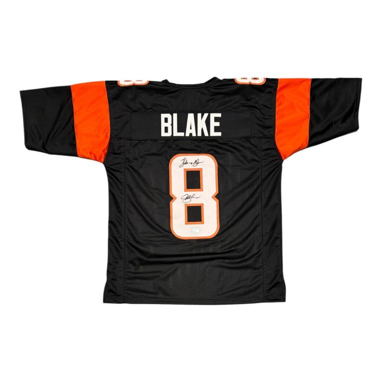 Jeff Blake Signed Cincinnati Bengals Jersey w/ Shake & Blake Beckett Wit BAS COA