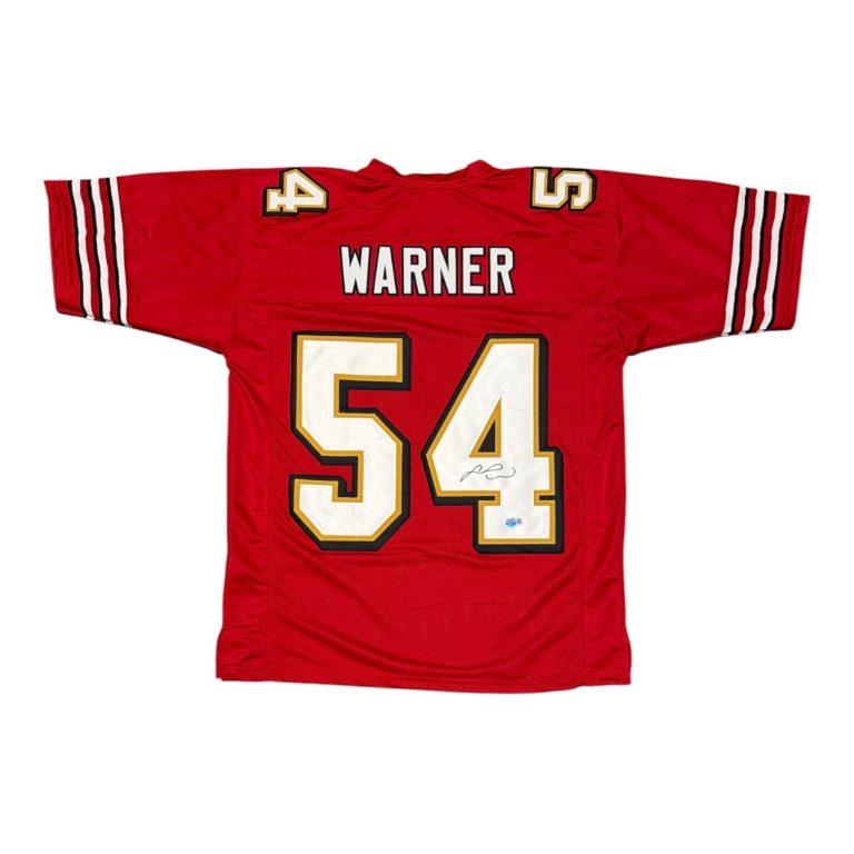 Fred Warner Signed Autographed San Francisco 49ers Custom Jersey Beckett BAS COA