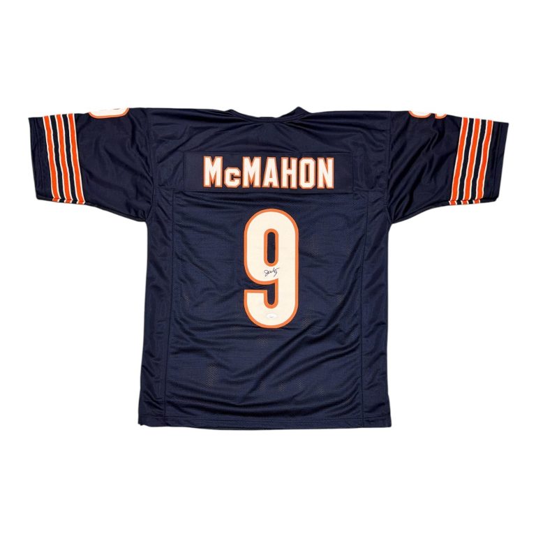 Jim McMahon Signed Autographed Chicago Bears Custom Jersey JSA COA