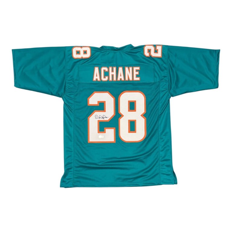 De'Von Achane Signed Autographed Miami Dolphins Custom Jersey Beckett BAS COA