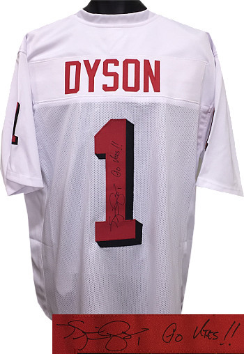 Kevin Dyson signed Utah Custom Stitched Football Jersey #1 Go Utes!! XL - JSA
