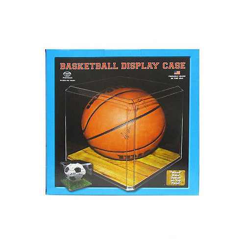 Basketball -  Clear Acrylic Display Case w/ beveled edges Full Size - USA MADE