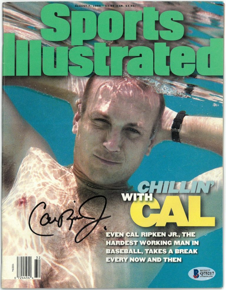Cal Ripken, Jr. signed Orioles Sports Illustrated Full Mag 1/7/1995- BAS/Beckett