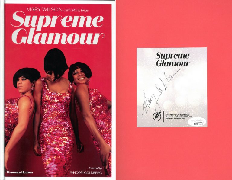 The Supremes Mary Wilson signed Hardcover First Edition Book– JSA MOTOWN