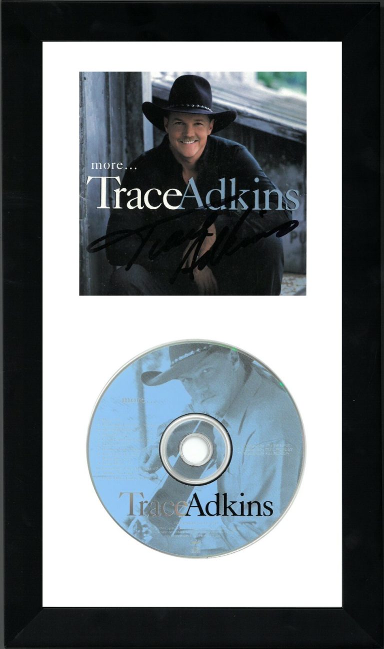 Trace Adkins signed More... Album CD Cover with CD Framed- JSA #EE57539