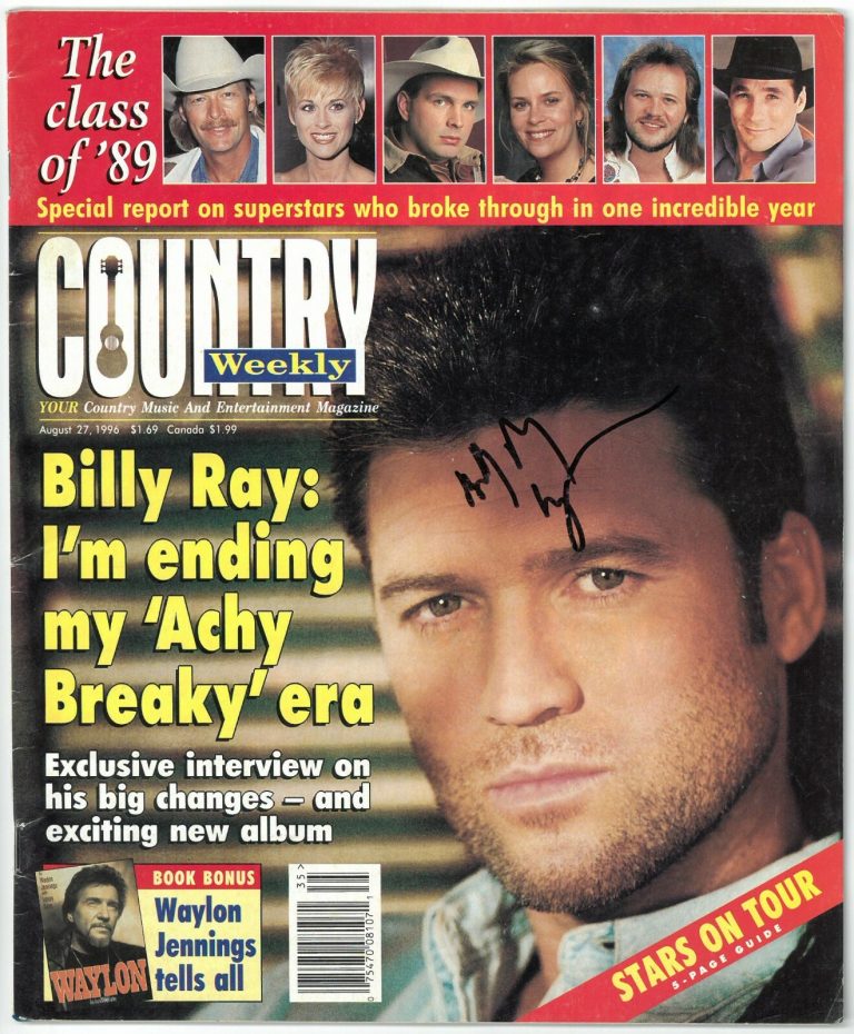 Billy Ray Cyrus signed 