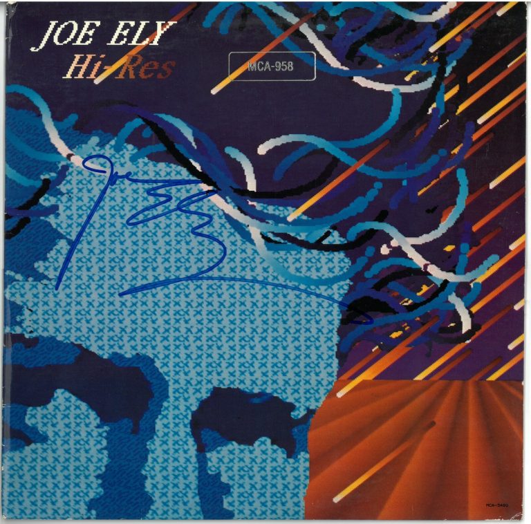 Joe Ely signed 1984 Hi-Res Album Cover/LP/Vinyl Record - JSA #GG08502