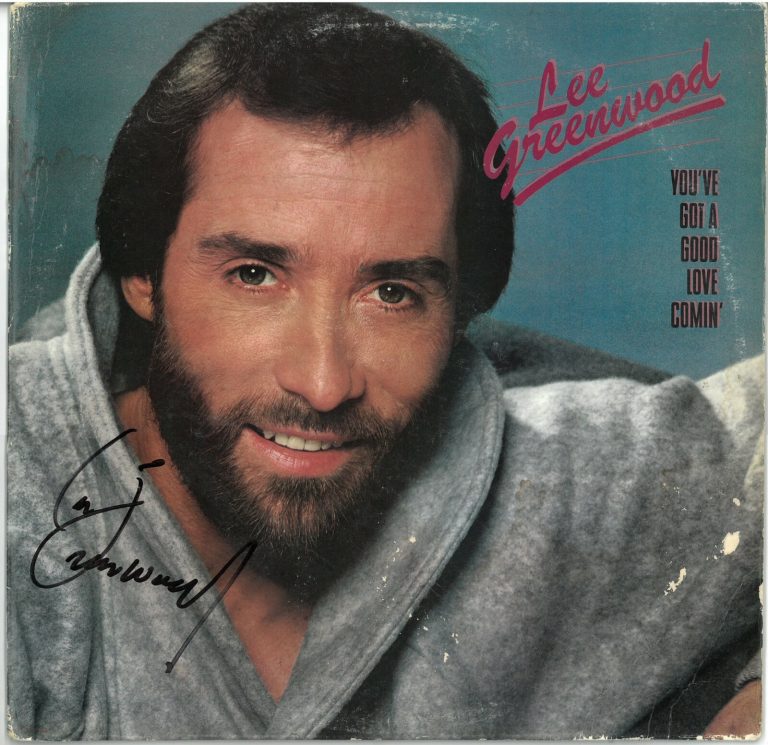 Lee Greenwood signed 1984 You've Got Good Love Comin' Album Cover/LP/Vinyl - JSA