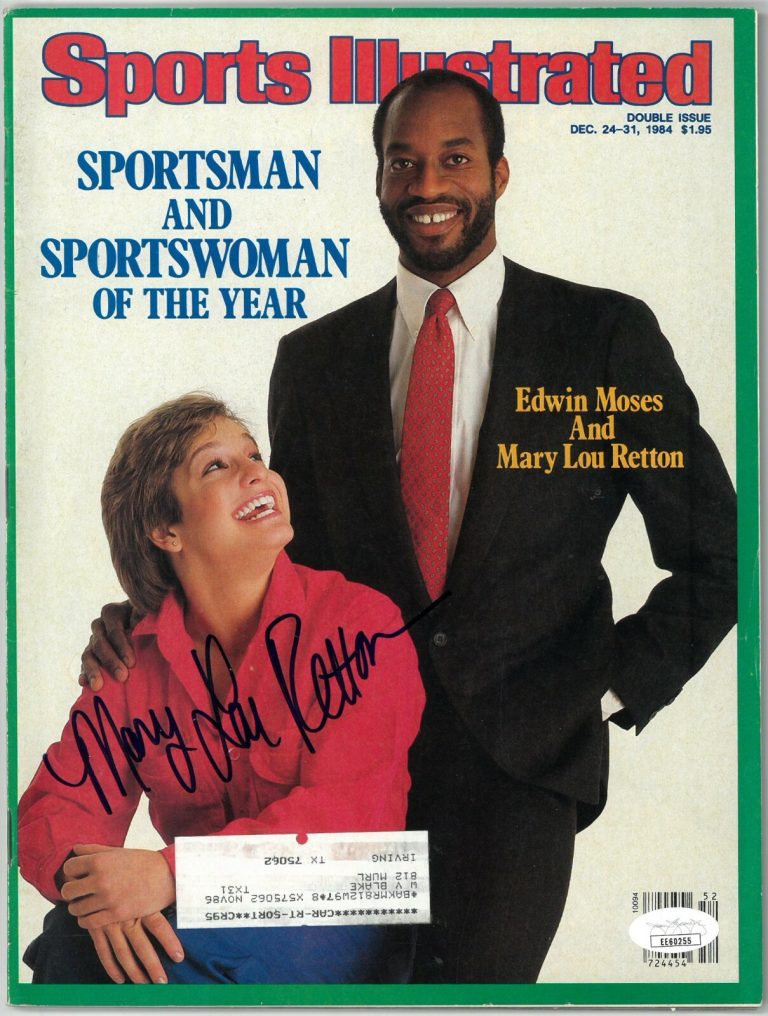 Mary Lou Retton signed Sports Illustrated Magazine Dec 24-31 1984 - JSA Olympics