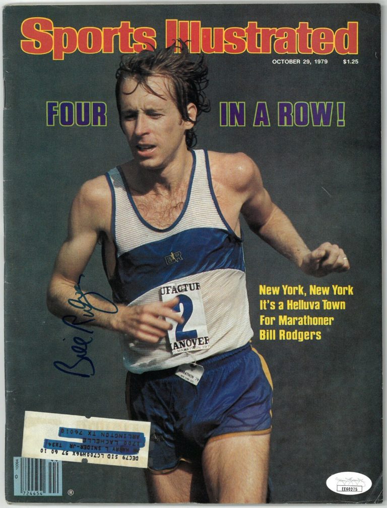 Bill Rodgers signed Sports Illustrated Full Magazine 10/29/1979 - JSA (Marathon)