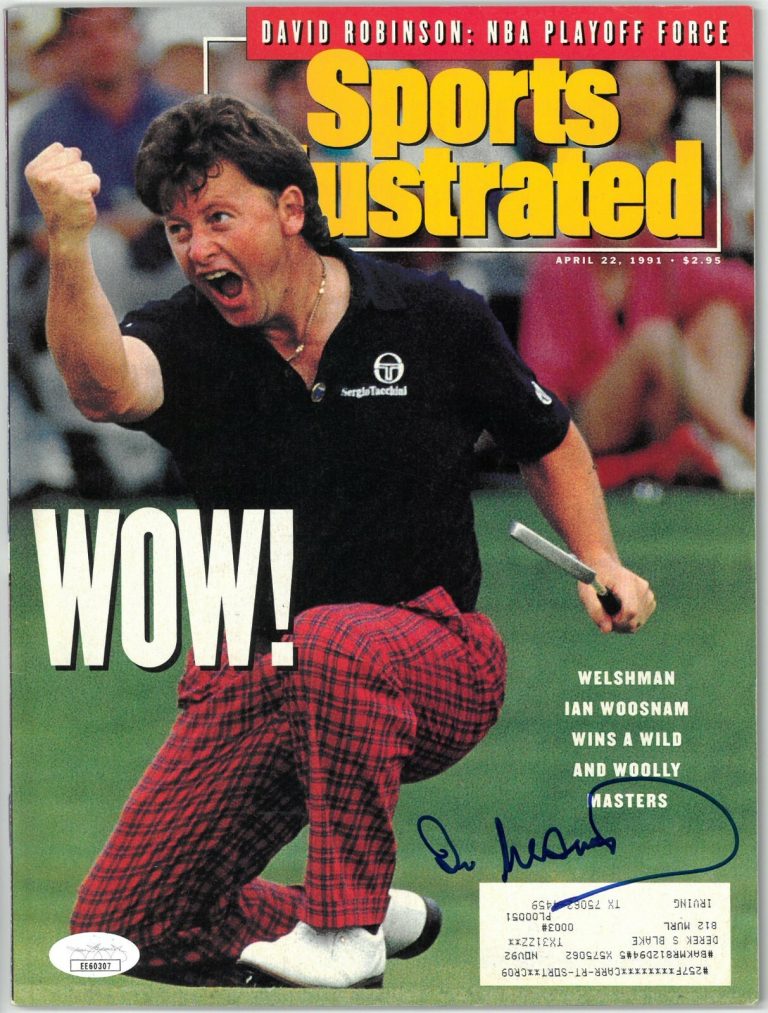Ian Woosnam signed Sports Illustrated Full Magazine 4/22/1991- JSA (Masters PGA)