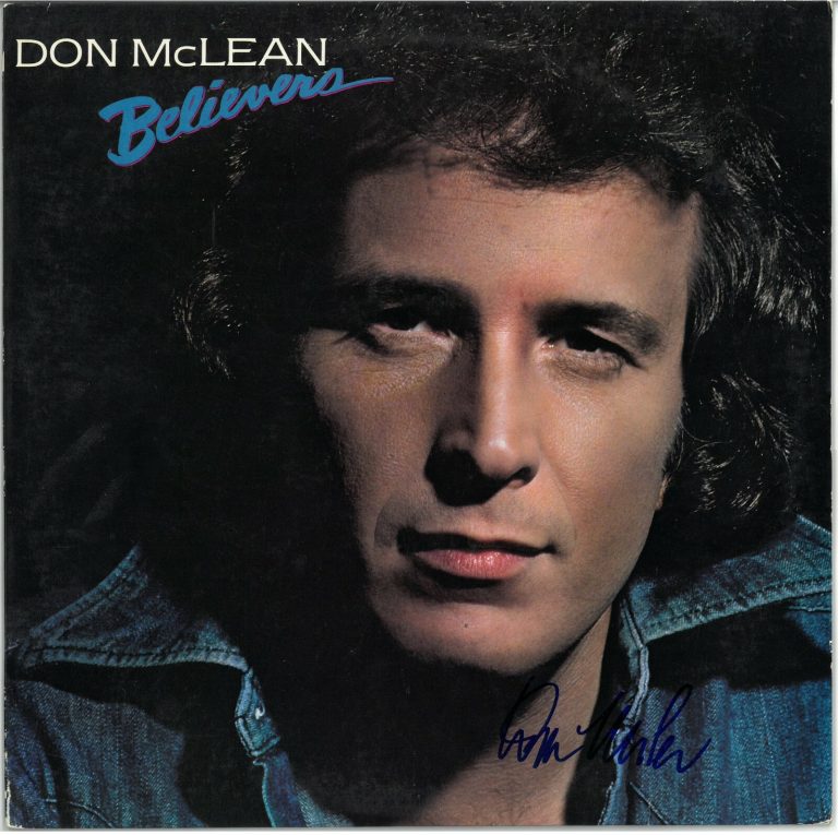 Don McLean signed 1981 Believers Album Cover/LP/Vinyl Record - JSA #GG12643