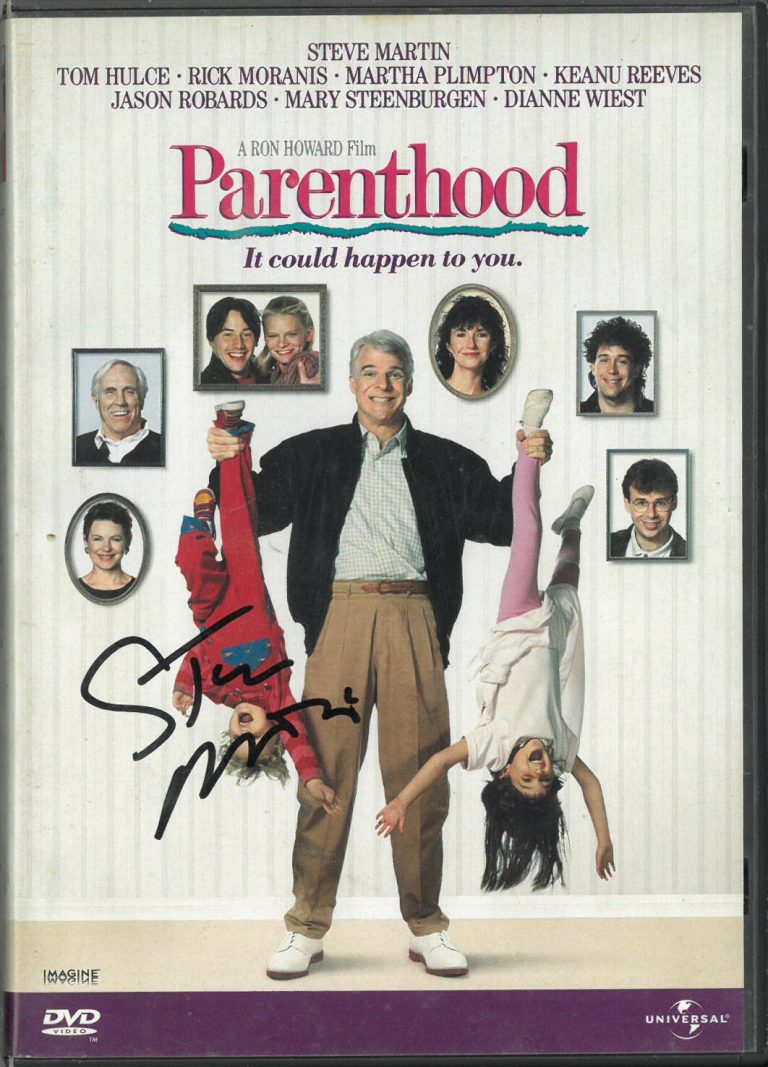 Steve Martin signed 1998 Parenthood DVD Movie Cover/Case/No Disc - JSA #KK58205
