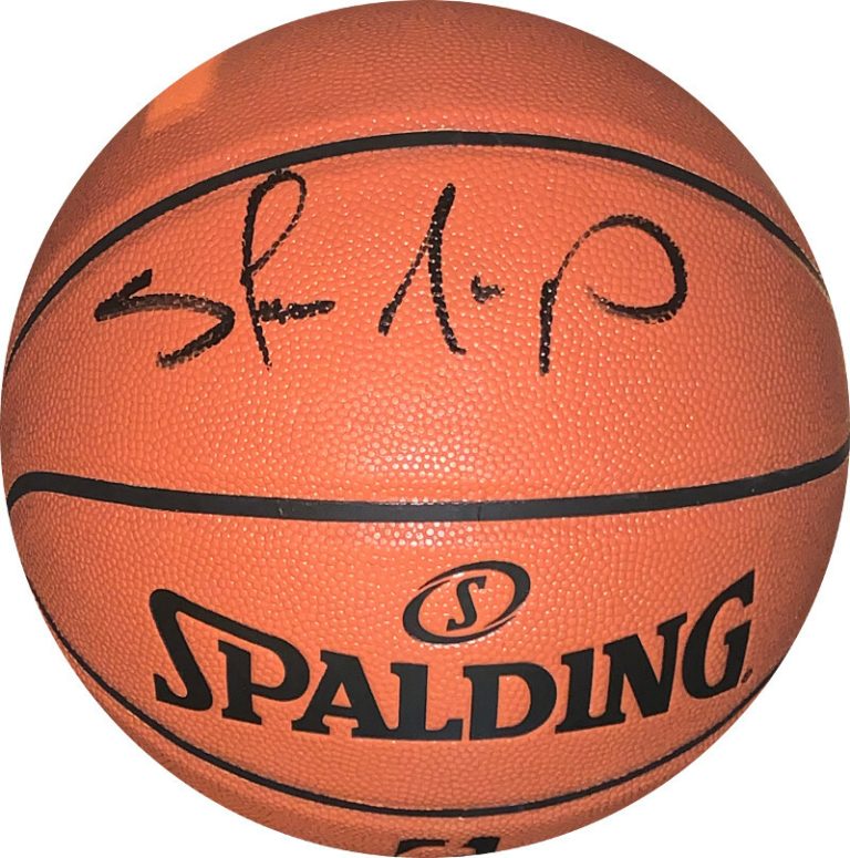 Shawn Kemp signed Spalding NBA Game Ball Series I/O Basketball – JSA Witnessed