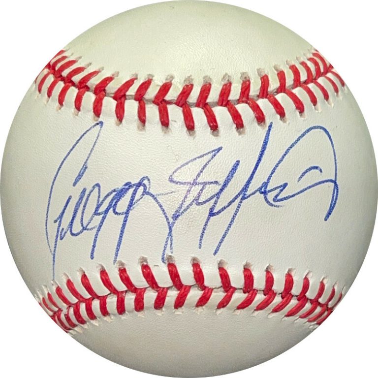 Gregg Jefferies signed RONL Rawlings Official National League Baseball (NY Mets)