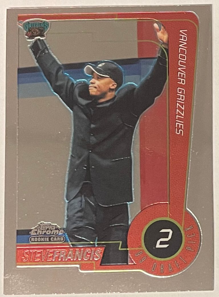 Steve Francis Vancouver Grizzlies 1999-00 Topps Chrome Rookie Card (RC) #118