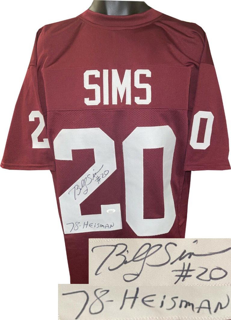 Billy Sims signed Oklahoma Maroon Custom Stitched College Jersey 78 Heisman- JSA