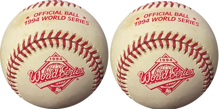 1994 Rawlings MLB World Series Official Baseball- Pair/Set X 2/ Strike Season