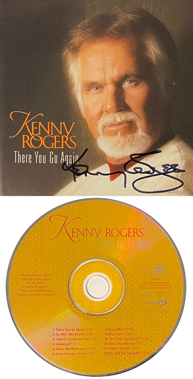 Kenny Rogers signed 2000 There You Go Again Album Cover Booklet w/ CD - Beckett