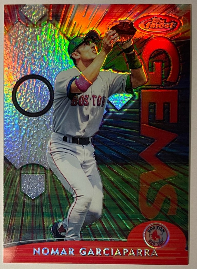 Nomar Garciaparra 2000 Topps Finest Gems Refractor Card #282 (Boston Red Sox)