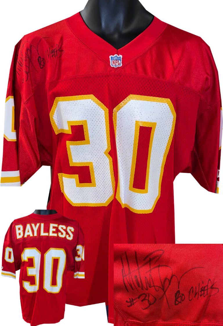 Martin Bayless signed Official Wilson Authentic Onfield Chiefs Jersey- Beckett