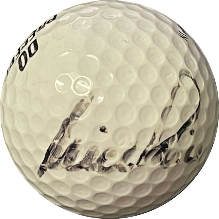Nick Price signed 00 Precept EV Golf Ball imperfect- COA