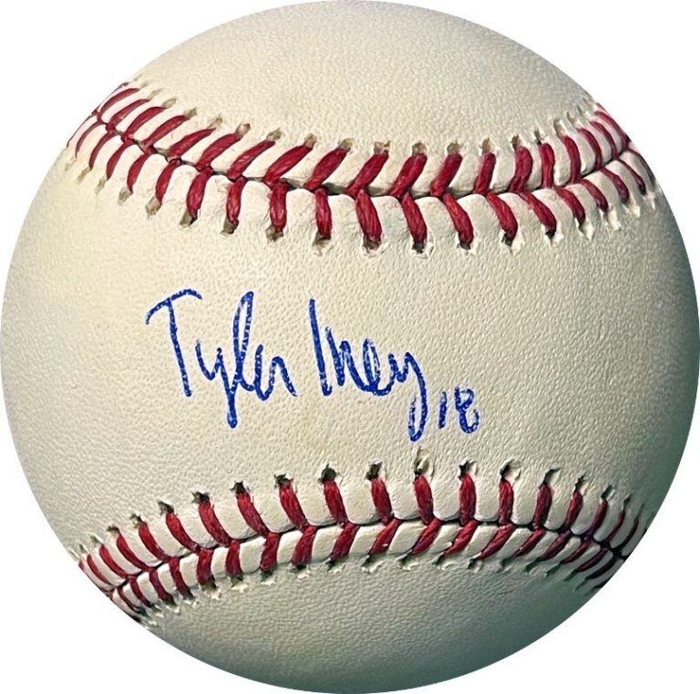 Tyler Ivey signed Rawlings Official Major League Baseball #18- JSA (Astros)