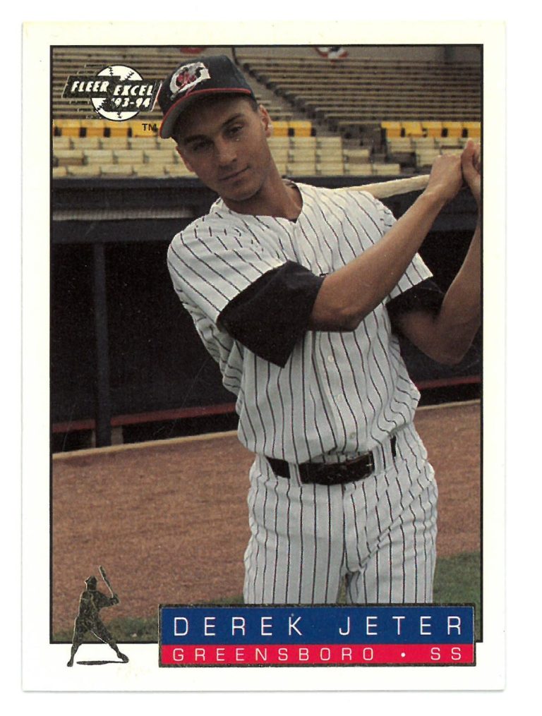 Derek Jeter 1992-93 Fleer Excel Minor League Baseball Rookie Card (RC) #106