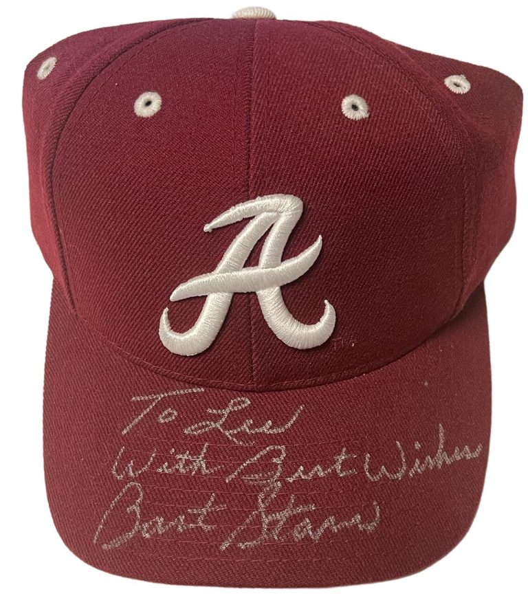 Bart Starr signed Official Puma Alabama Crimson Tide NCAA Wool Cap To Lee - JSA
