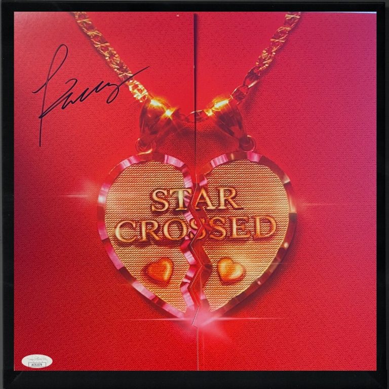 Kacey Musgraves signed 2021 Star Crossed Album/LP/Clear/Record Framed- JSA