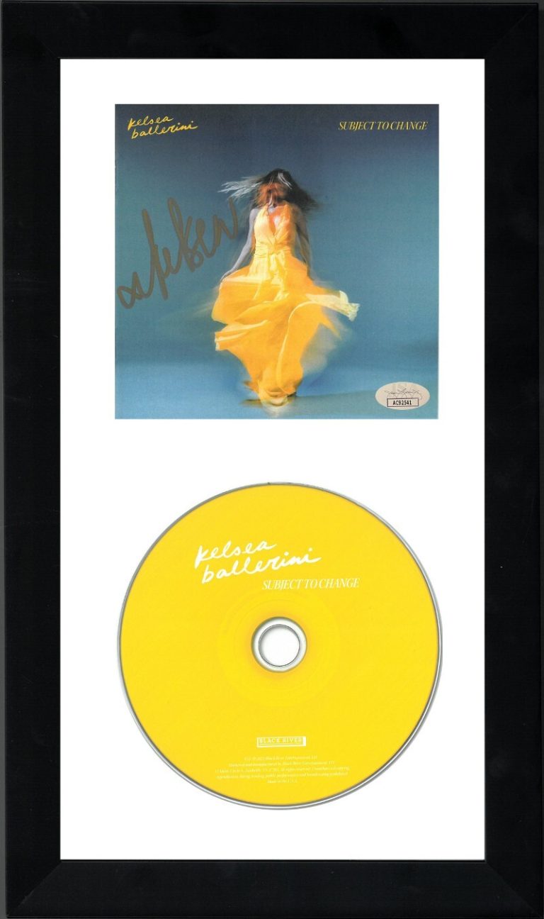Kelsea Ballerini signed 2022 Subject To Change Album Cover Booklet/CD Framed-JSA